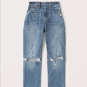 Abercrombie Curve Love 90s ultra high rise straigh